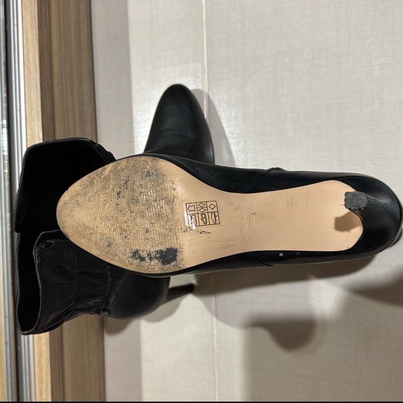 Nine West, Siyah, Hakiki Deri Stiletto Topuklu Kadın Bot - Görsel 3