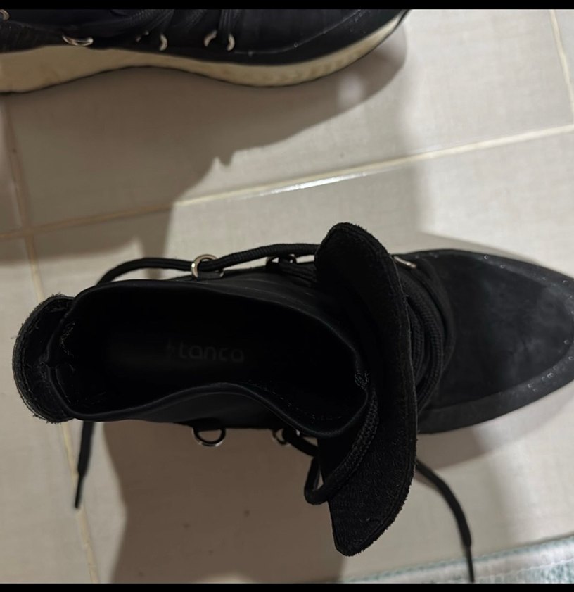 Tanca Marka, Çok Az Kullanılmış, Süet Bağcıklı Spor Bot - Görsel 4