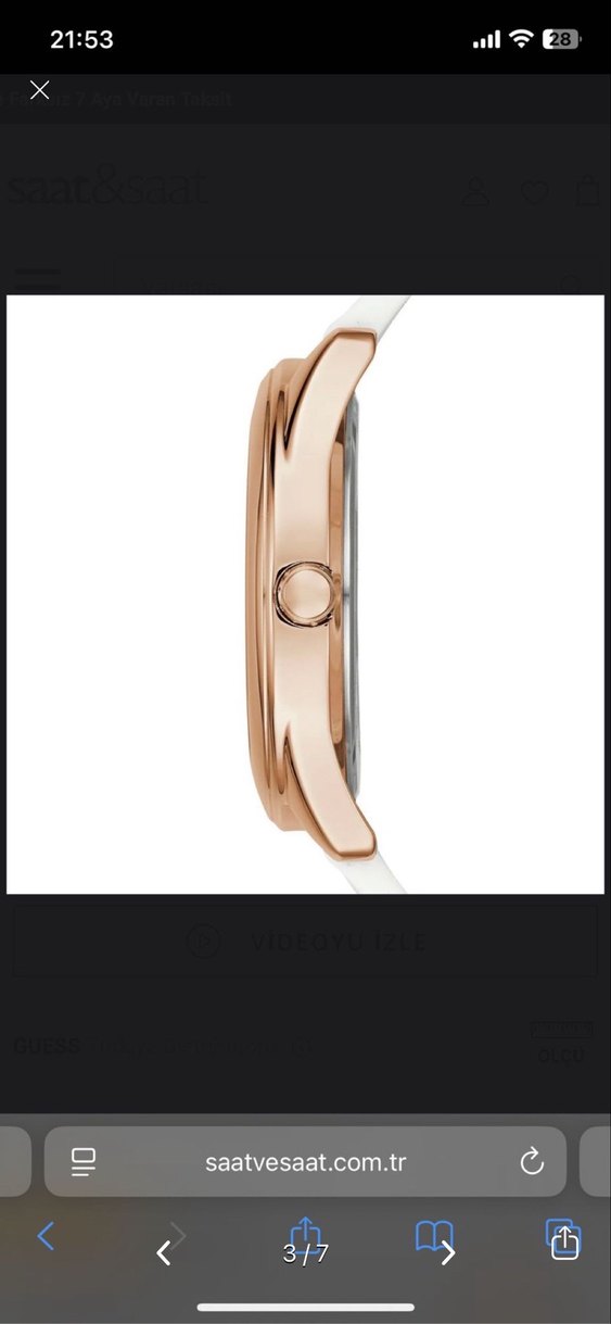 Guess Beyaz Kadın Kol Saati - Görsel 3