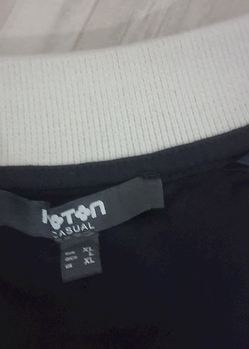 lacivert Beyaz Yaka Erkek Polo Tişört - Görsel 3