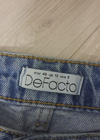 Yırtık Detaylı Gri Mavi Salaş Kot Pantolon - Görsel 2