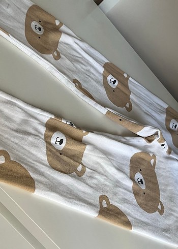Defacto Uzun Kollu Ayıcık Baskılı pijama takımı
