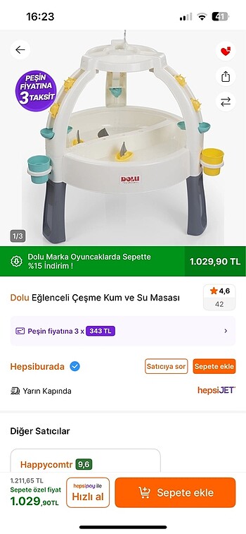 Kum ve su masası