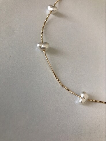 Accessorize Yamuk inci detaylı kolye