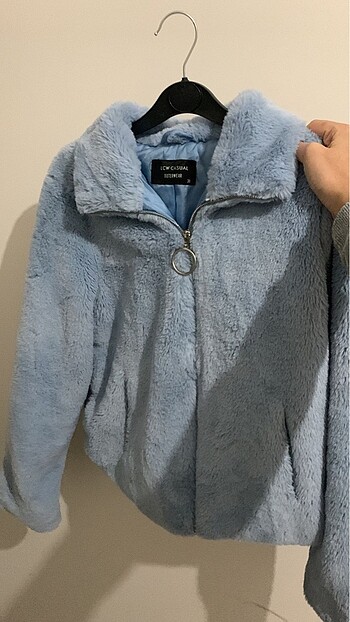 Peluş kürklü ceket
