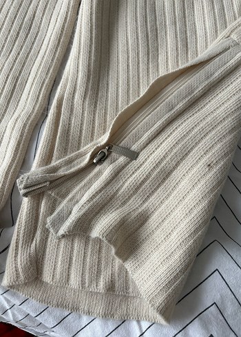 Bej Kadın uzun Kollu Triko Kazak ve alt - Görsel 7