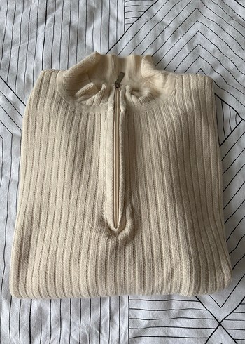 Bej Kadın uzun Kollu Triko Kazak ve alt - Görsel 4