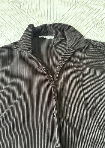 Kadın Siyah Piliseli Uzun Kollu Takım - Görsel 2