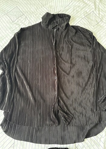 Kadın Siyah Piliseli Uzun Kollu Takım - Görsel 4