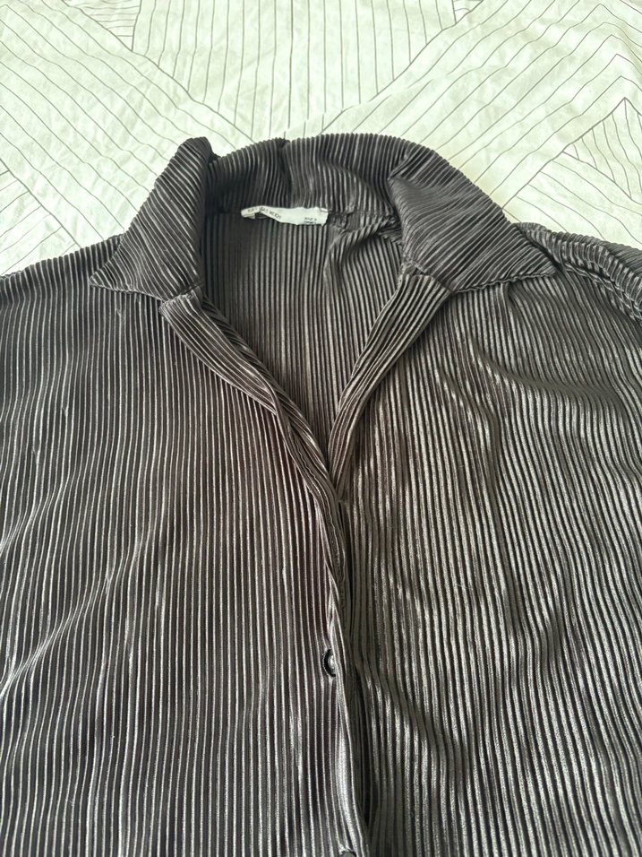 Kadın Siyah Piliseli Uzun Kollu Takım - Görsel 2