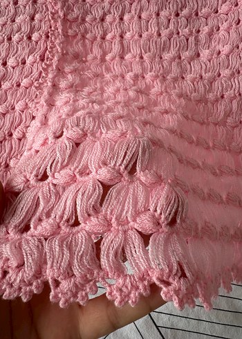 Pembe Bohem Örgü - Görsel 4