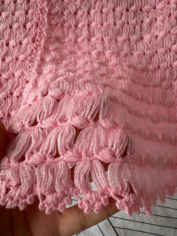 Pembe Bohem Örgü - Görsel 4
