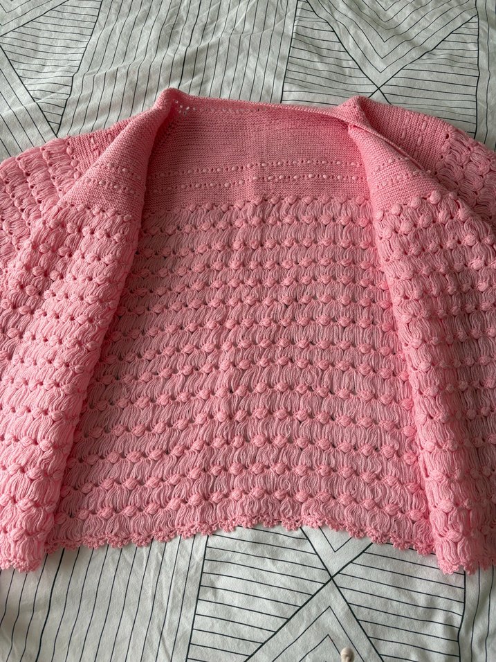 Pembe Bohem Örgü - Görsel 2
