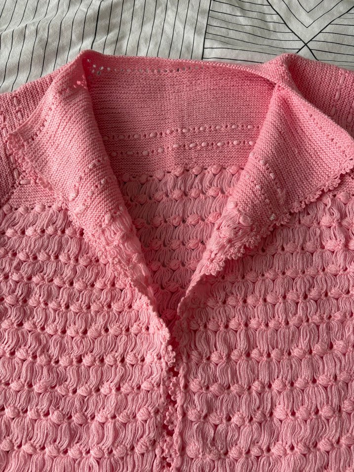 Pembe Bohem Örgü - Görsel 3