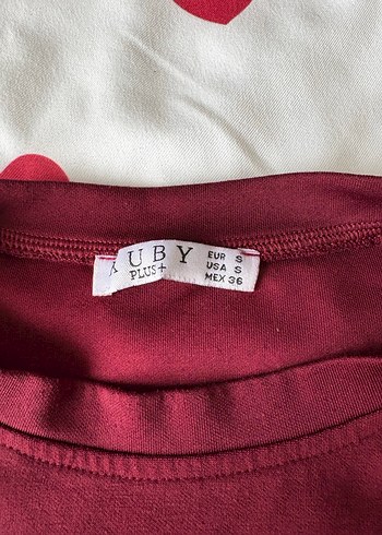 Bordo Kadın Oversize Eşofman Takımı - Görsel 8