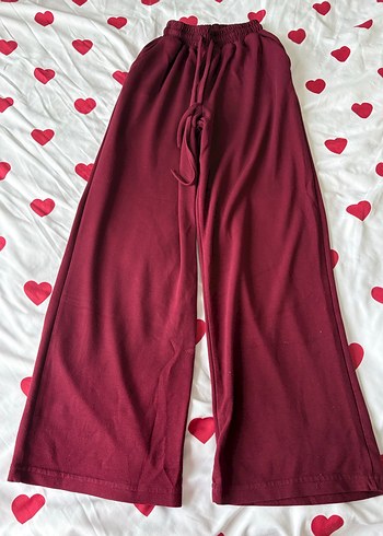 Bordo Kadın Oversize Eşofman Takımı - Görsel 9