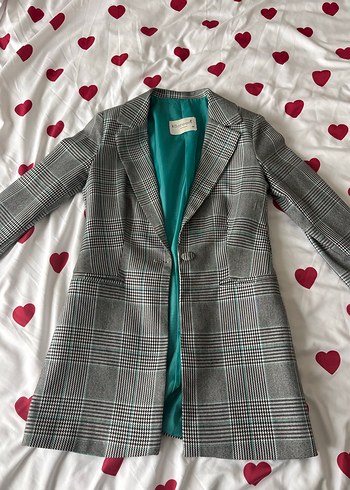 Gri Düğmeli Kadın Ceket Takımı - Görsel 7