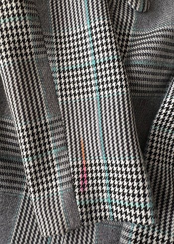 Gri Düğmeli Kadın Ceket Takımı - Görsel 10