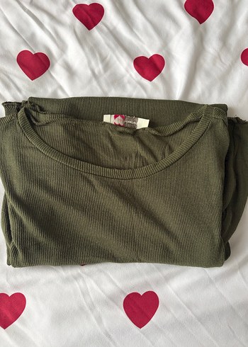 Yeşil Kısa Kollu Midi Elbise - Görsel 5