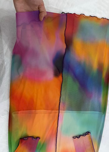 Renkli elbise - Görsel 4