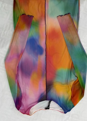 Renkli elbise - Görsel 7