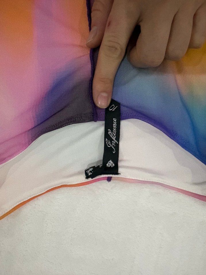 Renkli elbise - Görsel 3