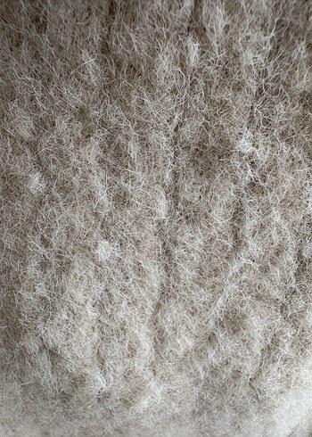 Bej Kadın Triko Uzun Kollu V Yaka Kazak - Görsel 3