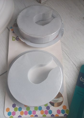 Bebsi Kapı Durdurucu Beyaz Plastik 2 adet - Görsel 4