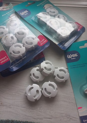 Wee Baby Priz Koruyucu 6'lı Beyaz - Görsel 3