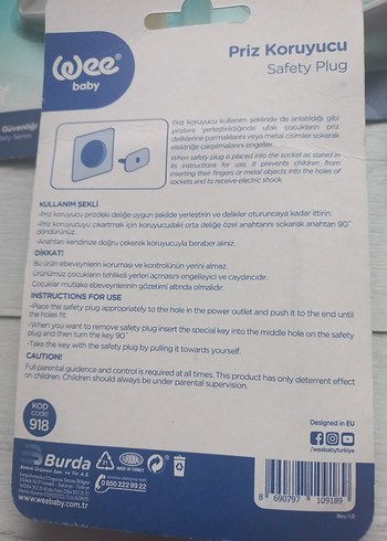 Wee Baby Priz Koruyucu 6'lı Beyaz - Görsel 2