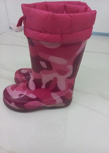 Kız Çocuk Pembe Kamuflaj Desenli Bot 26-27 - Görsel 2