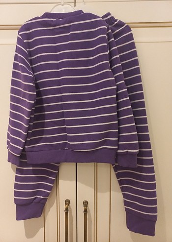 Mor Çizgili Kız Takımı 7 -8 yaş - Görsel 5