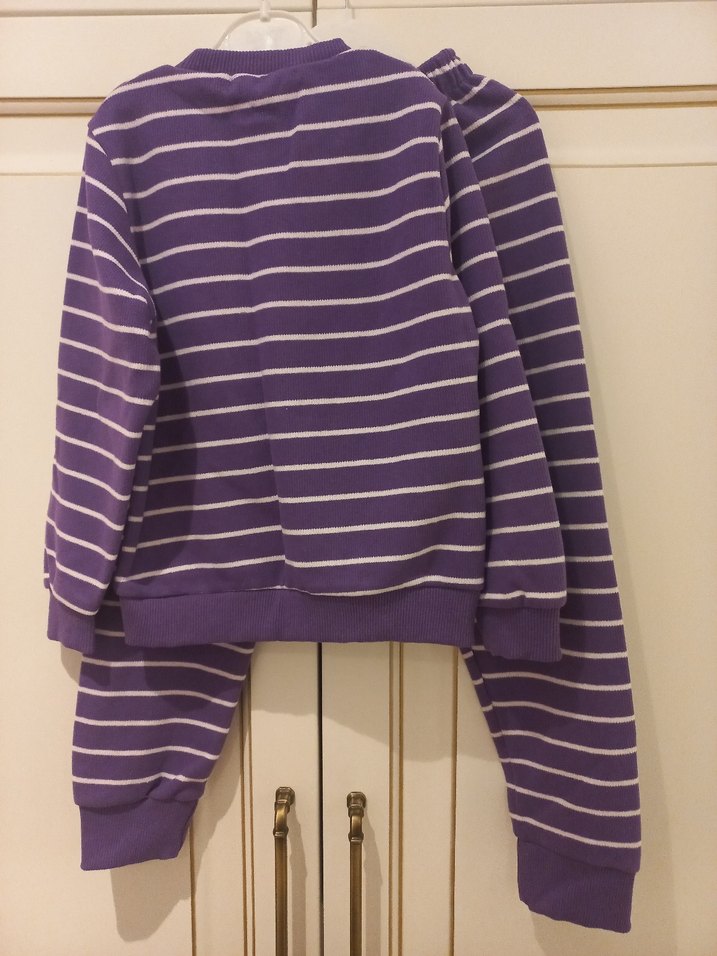 Mor Çizgili Kız  Takımı 7 -8 yaş - Görsel 5