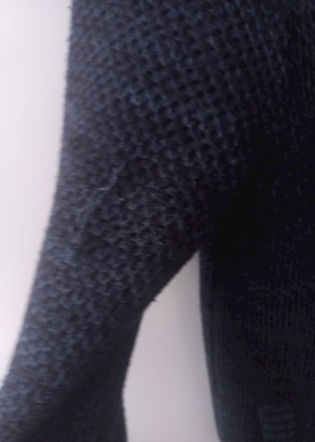 Lacivert içi kürklü Kapüşonlu  fermuarlı hırka XS - Görsel 4