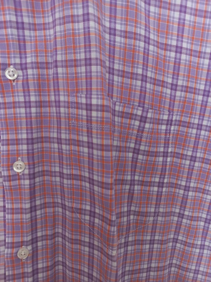 Erkek Kareli Kısa Kollu Gömlek L(41-42) - Görsel 5