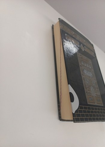 Kabe Tasarımlı Siyah Kapaklı Kur'an-ı Kerim - Görsel 3