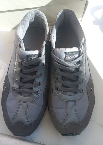 Diğer Gri Deri Sneaker Sehir Stiline Siklik