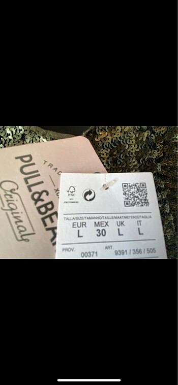 l Beden haki Renk Pull & Bear elbise
