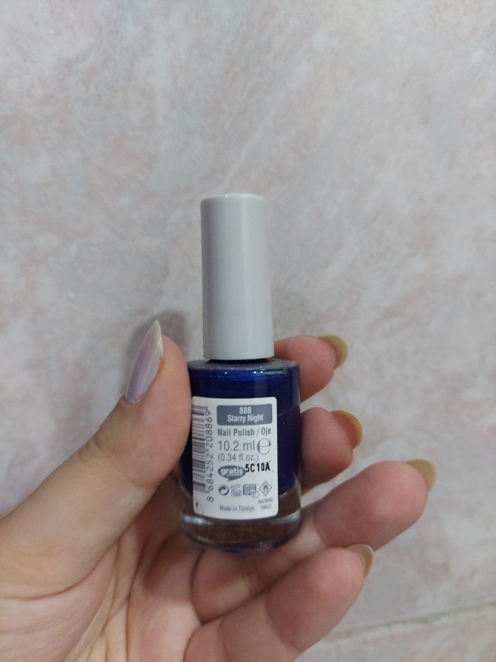 Parlak Mavi Oje - Beaulis 888 - Görsel 2