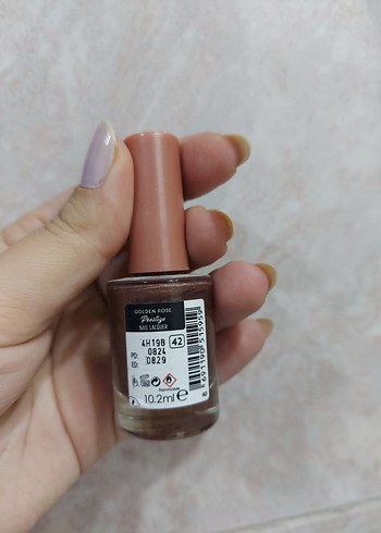 Golden Rose metalik kahve oje - Görsel 2