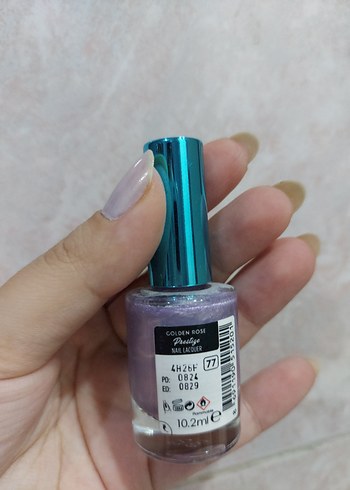 Golden Rose 77 metalik mor oje - Görsel 2