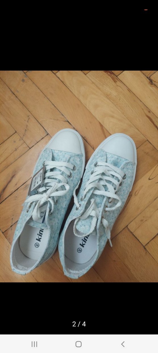 Çiçekli converse - Görsel 3