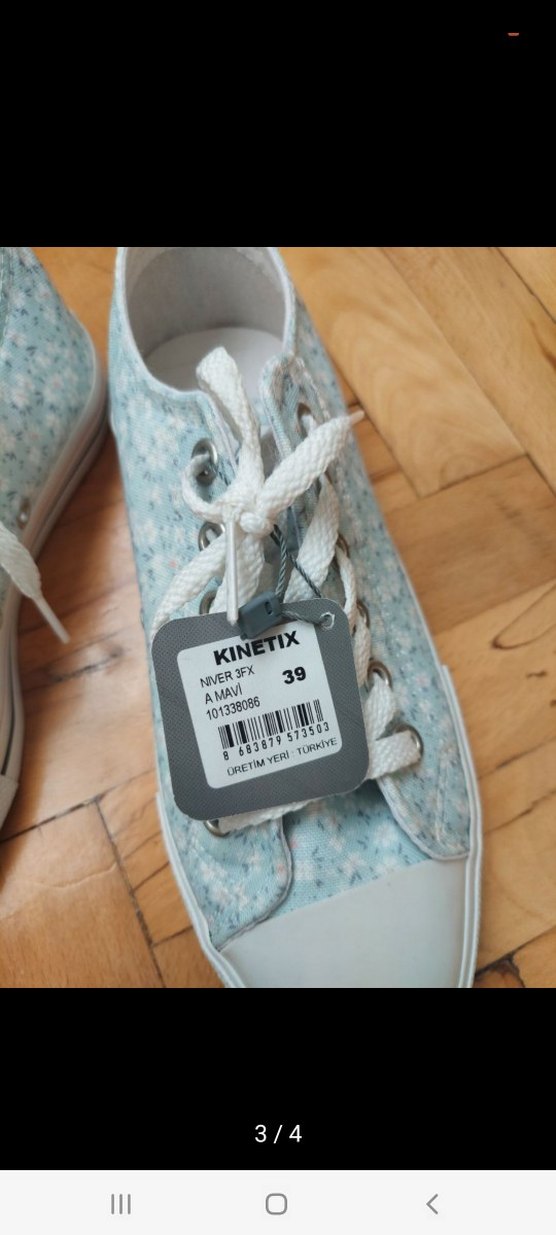 Çiçekli converse - Görsel 2