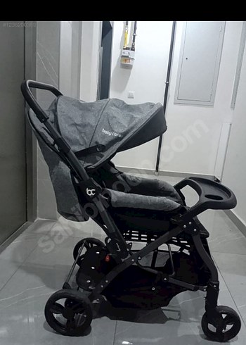 Gri Bebek Arabası Katlanabilir Model