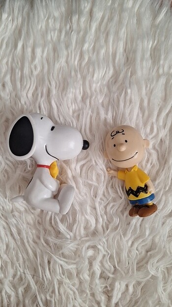 Charlie brown ve snoopy figür burger king