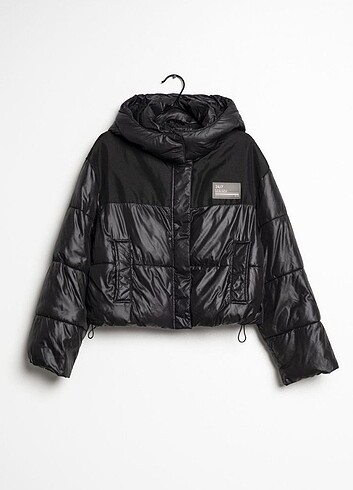 Bershka bershka şişme mont biker kısa