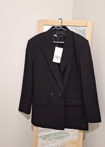 Zara Etiketli Siyah 2 Dugme Blazer Ceket