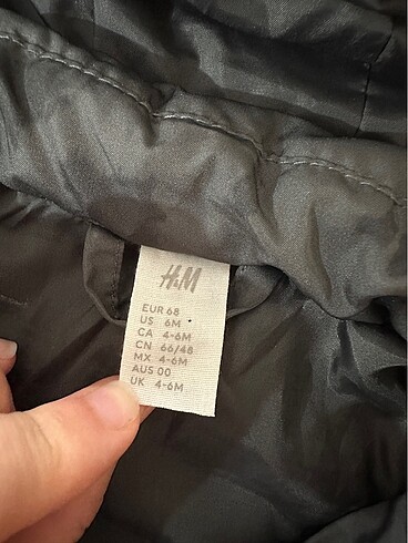 3-6 Ay Beden Hm şişme mont