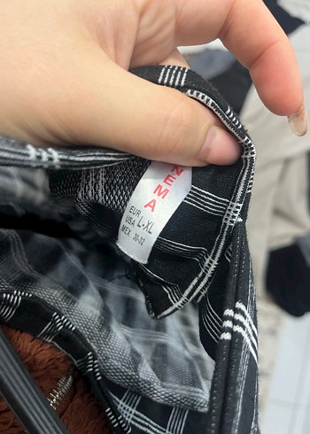 Ekose Desenli Gri Askılı Midi salopet elbise - Görsel 2