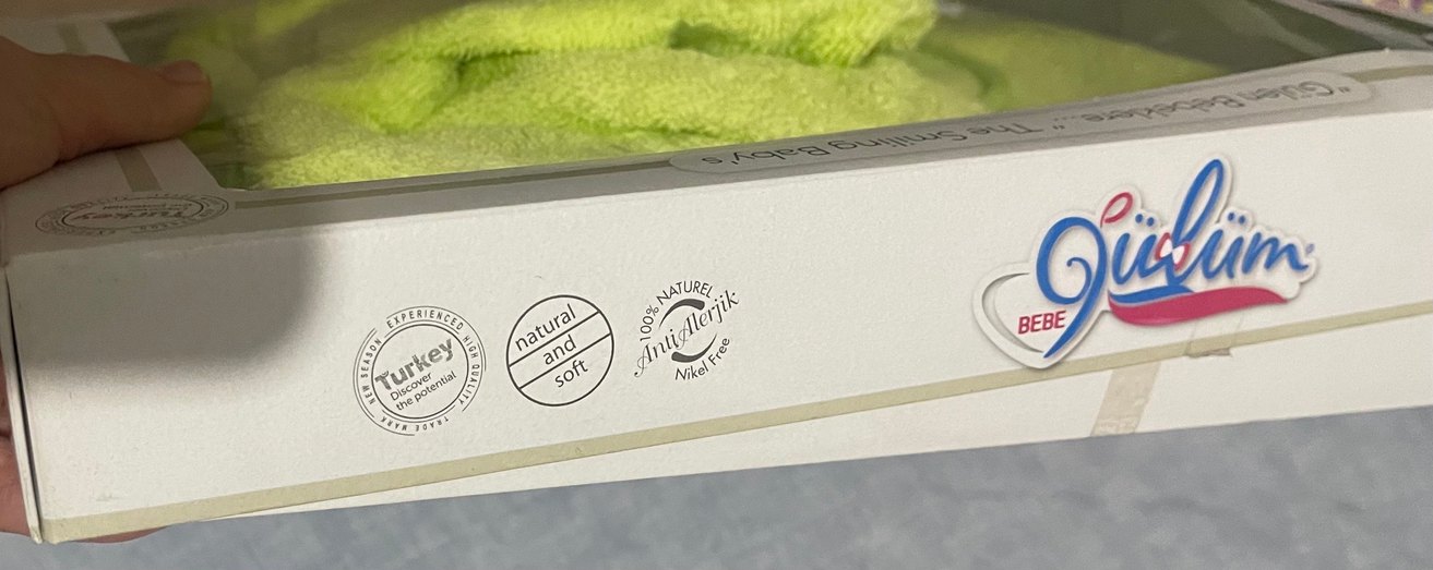 Kapüşonlu bebek 
Bornoz seti - Görsel 4